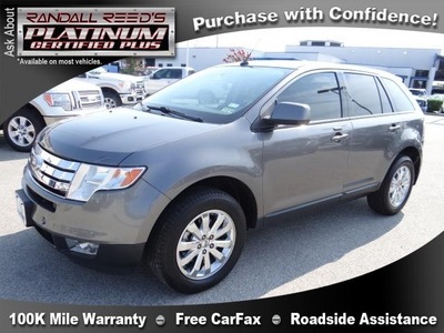 ford edge 2009 dk  gray suv sel gasoline 6 cylinders front wheel drive 6 speed automatic 77388