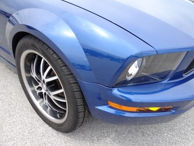 ford mustang 2007 blue coupe v6 deluxe gasoline 6 cylinders rear wheel drive automatic 77388