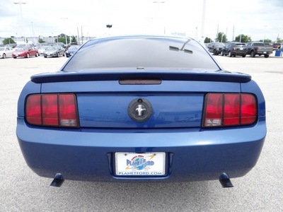 ford mustang 2007 blue coupe v6 deluxe gasoline 6 cylinders rear wheel drive automatic 77388