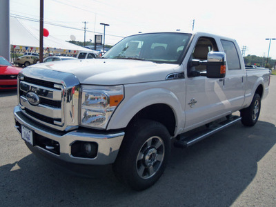 ford f 250 super duty 2011 white lariat biodiesel 8 cylinders 4 wheel drive automatic 37087