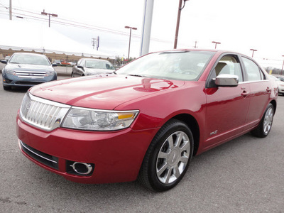 lincoln mkz 2009 red sedan premium gasoline 6 cylinders front wheel drive automatic 37087