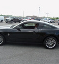 ford mustang 2012 black coupe v6 premium gasoline 6 cylinders rear wheel drive 6 speed manual 37087