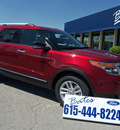 ford explorer 2013 red suv xlt flex fuel 6 cylinders 2 wheel drive automatic 37087