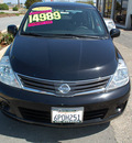 nissan versa 2011 black sedan 1 8 s gasoline 4 cylinders front wheel drive automatic 93955