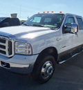 ford f 350 super duty 2007 white lariat diesel 8 cylinders 4 wheel drive automatic 37087