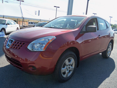 nissan rogue 2009 red suv s gasoline 4 cylinders front wheel drive automatic 37087