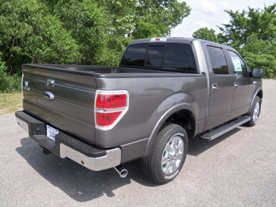 ford f 150 2012 gray lariat gasoline 6 cylinders 2 wheel drive automatic 37087