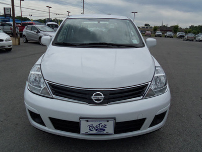 nissan versa 2011 white sedan 1 8 s gasoline 4 cylinders front wheel drive automatic 37087