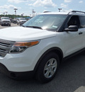 ford explorer 2013 white suv flex fuel 6 cylinders 2 wheel drive automatic 37087