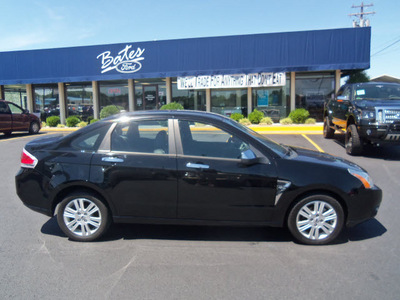 ford focus 2009 black sedan sel gasoline 4 cylinders front wheel drive automatic 37087