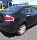 ford focus 2009 black sedan sel gasoline 4 cylinders front wheel drive automatic 37087