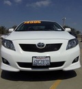 toyota corolla 2009 white sedan s gasoline 4 cylinders front wheel drive automatic 90241