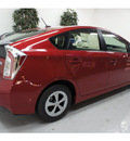 toyota prius 2012 red hatchback three hybrid 4 cylinders front wheel drive automatic 91731