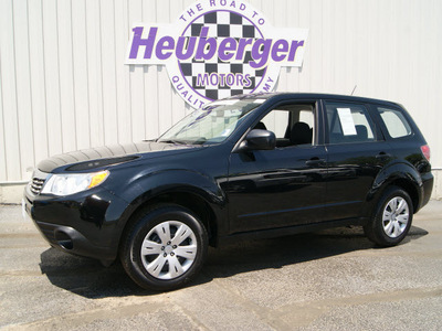 subaru forester 2010 obsidian black suv 2 5x gasoline 4 cylinders all whee drive automatic 80905