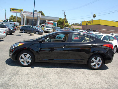 hyundai elantra 2012 black sedan gls gasoline 4 cylinders front wheel drive automatic 94010