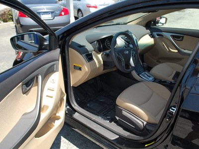 hyundai elantra 2012 black sedan gls gasoline 4 cylinders front wheel drive automatic 94010