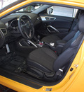 hyundai veloster 2012 yellow coupe gasoline 4 cylinders front wheel drive 6 speed manual 94010