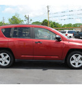 jeep compass 2007 red suv sport gasoline 4 cylinders front wheel drive automatic 77037