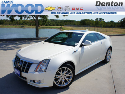 cadillac cts 2012 white coupe 3 6l premium gasoline 6 cylinders rear wheel drive automatic 76206