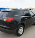 chevrolet traverse 2012 black suv lt gasoline 6 cylinders front wheel drive 6 speed automatic 76206