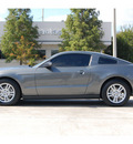 ford mustang 2011 gray coupe v6 gasoline 6 cylinders rear wheel drive automatic 77002