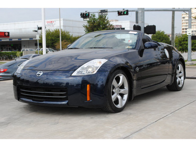 nissan 350z 2008 blue gasoline 6 cylinders rear wheel drive automatic 77002