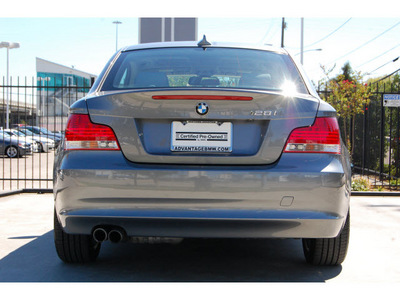 bmw 1 series 2009 dk  gray coupe 128i gasoline 6 cylinders rear wheel drive 6 speed manual 77002