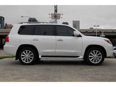 lexus lx 570 2010 white suv gasoline 8 cylinders 4 wheel drive automatic 77002