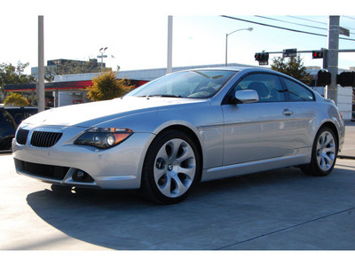 bmw 6 series 2007 silver coupe 650i gasoline 8 cylinders rear wheel drive automatic 77002
