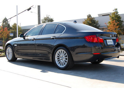 bmw 5 series 2011 dk  gray sedan 535i gasoline 6 cylinders rear wheel drive automatic 77002