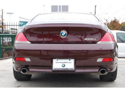bmw 6 series 2006 dk  red coupe 650i gasoline 8 cylinders rear wheel drive automatic 77002