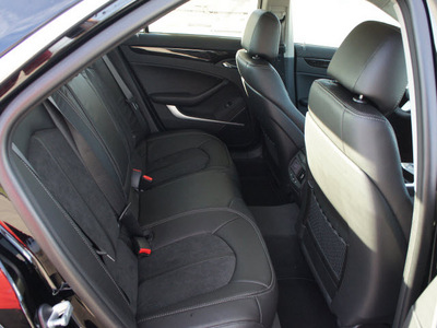 cadillac cts 2012 black sedan 3 0l luxury gasoline 6 cylinders rear wheel drive automatic 76206
