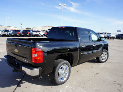 chevrolet silverado 1500 2012 black lt flex fuel 8 cylinders 2 wheel drive 6 speed automatic 76206