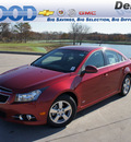 chevrolet cruze 2012 red sedan lt gasoline 4 cylinders front wheel drive 6 speed automatic 76206