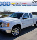 gmc sierra 1500 2012 white pickup truck sle flex fuel 8 cylinders 2 wheel drive 6 speed automatic 76206