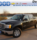 gmc sierra 1500 2012 black sle flex fuel 8 cylinders 4 wheel drive 6 speed automatic 76206