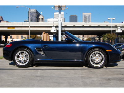 porsche boxster 2007 blue gasoline 6 cylinders rear wheel drive 5 speed manual 77002