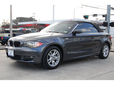 bmw 1 series 2008 gray 128i gasoline 6 cylinders rear wheel drive 6 speed manual 77002