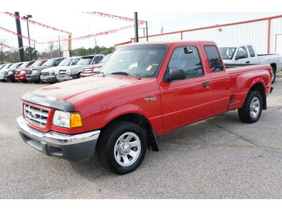 ford ranger 2003 red xlt flex fuel 6 cylinders rear wheel drive automatic 77301