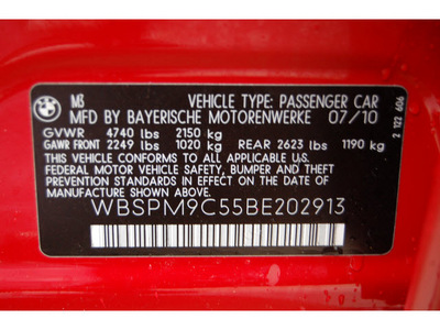 bmw m3 2011 red sedan gasoline 8 cylinders rear wheel drive 6 speed manual 77002