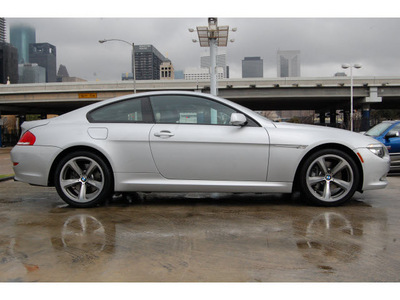 bmw 6 series 2009 gray coupe 650i gasoline 8 cylinders rear wheel drive automatic 77002