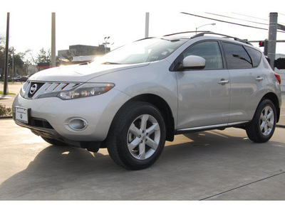nissan murano 2009 silver suv sl gasoline 6 cylinders front wheel drive automatic 77002