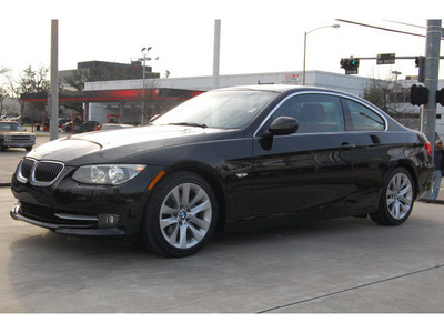 bmw 3 series 2011 black coupe 328i gasoline 6 cylinders rear wheel drive automatic 77002