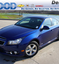 chevrolet cruze 2012 blue sedan lt gasoline 4 cylinders front wheel drive 6 speed automatic 76206