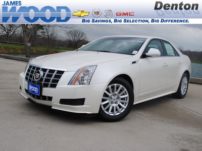 cadillac cts 2012 white sedan 3 0l luxury gasoline 6 cylinders rear wheel drive not specified 76206