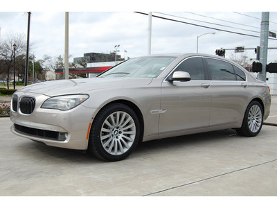 bmw 7 series 2010 beige sedan 750li gasoline 8 cylinders rear wheel drive automatic 77002