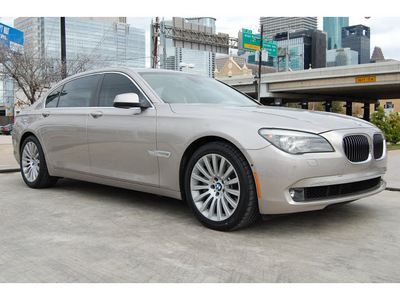 bmw 7 series 2010 beige sedan 750li gasoline 8 cylinders rear wheel drive automatic 77002