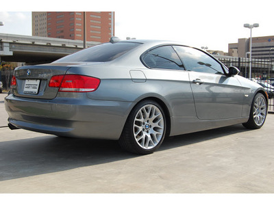 bmw 3 series 2009 gray coupe 328i gasoline 6 cylinders rear wheel drive automatic 77002