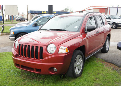 jeep compass 2007 red suv sport gasoline 4 cylinders front wheel drive automatic 77301