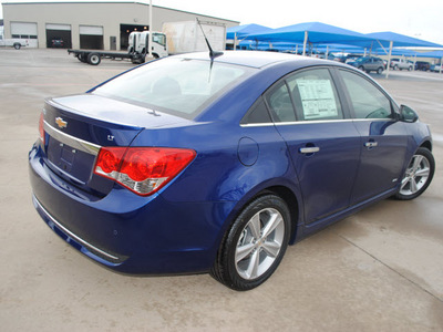 chevrolet cruze 2012 blue sedan lt gasoline 4 cylinders front wheel drive 6 speed automatic 76206